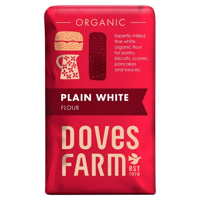Doves Farm Plain White Flour 1 kg - Glam Organic | Health and Wellness Store - DOVES FARM