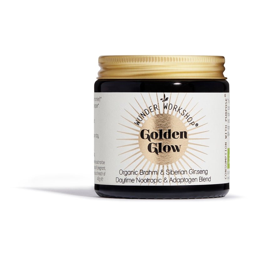 Golden Glow - organic adaptogen blend for radiant focus - Glam Organic | Health and Wellness Store - WUNDER WORKSHOP