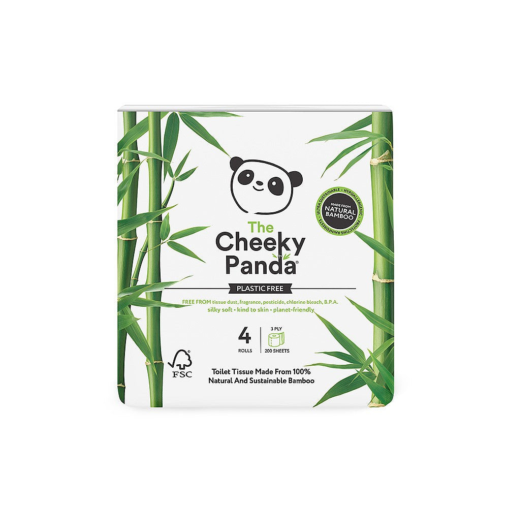 The Cheeky Panda Plastic Free Bamboo Toilet Roll